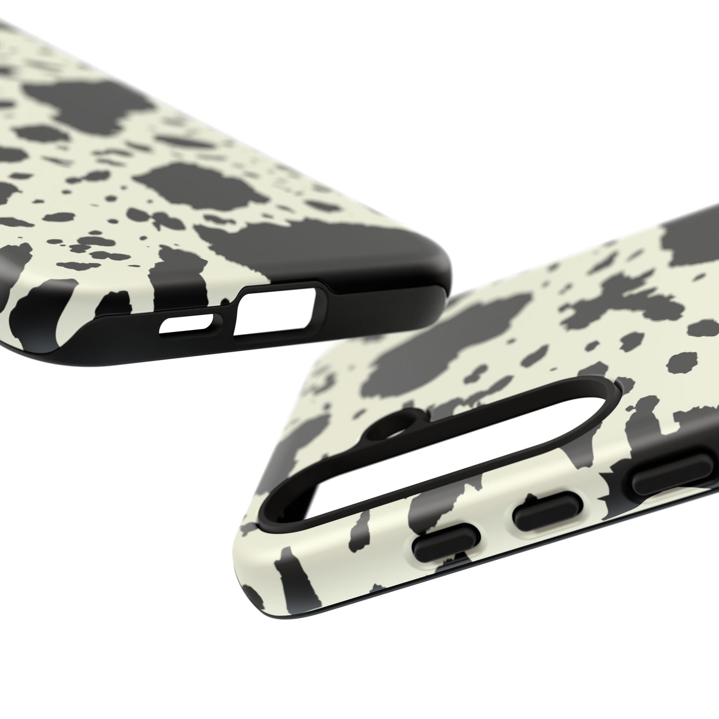 SAMSUNG Cow Print Tough Phone Cases l Durable Protection
