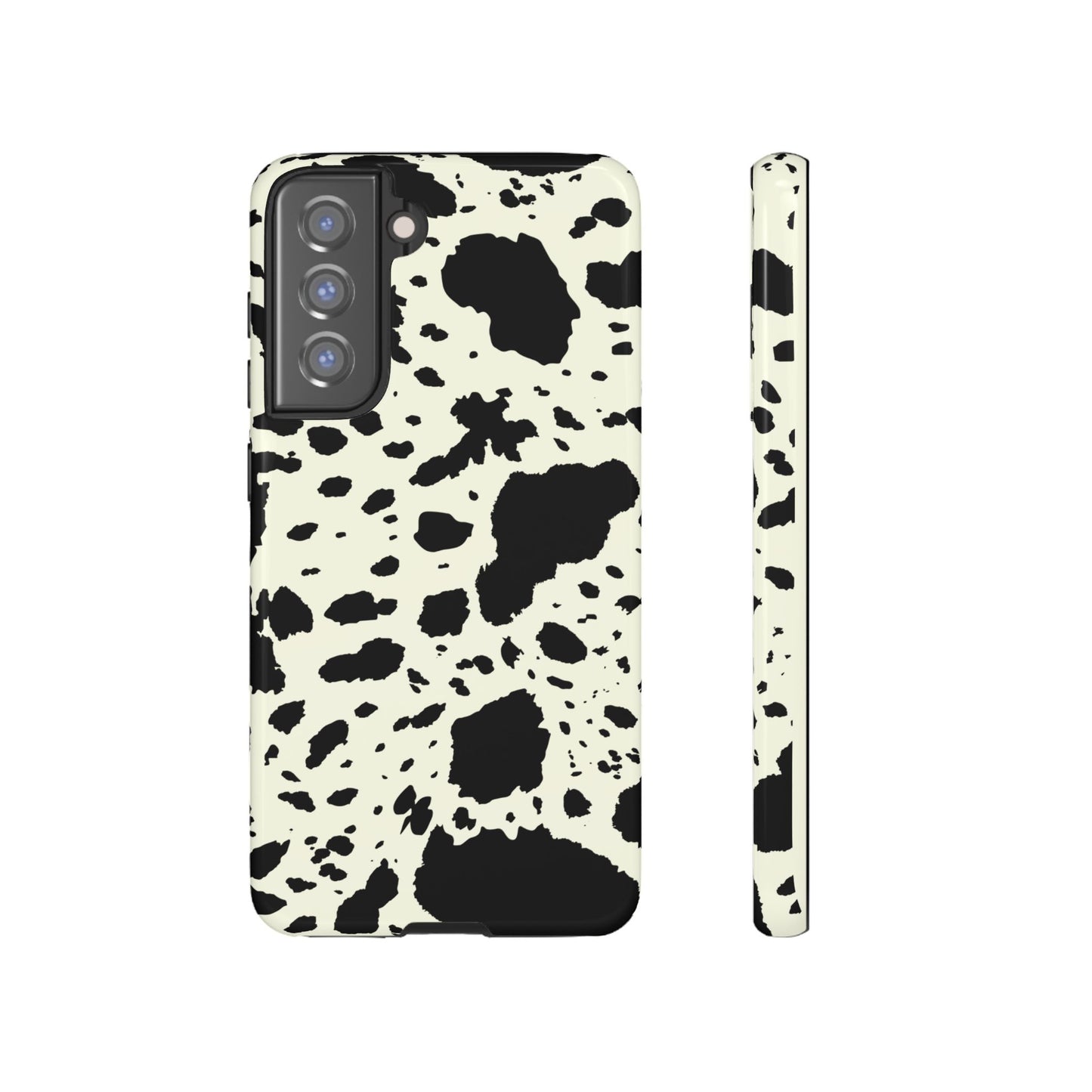 SAMSUNG Cow Print Tough Phone Cases l Durable Protection