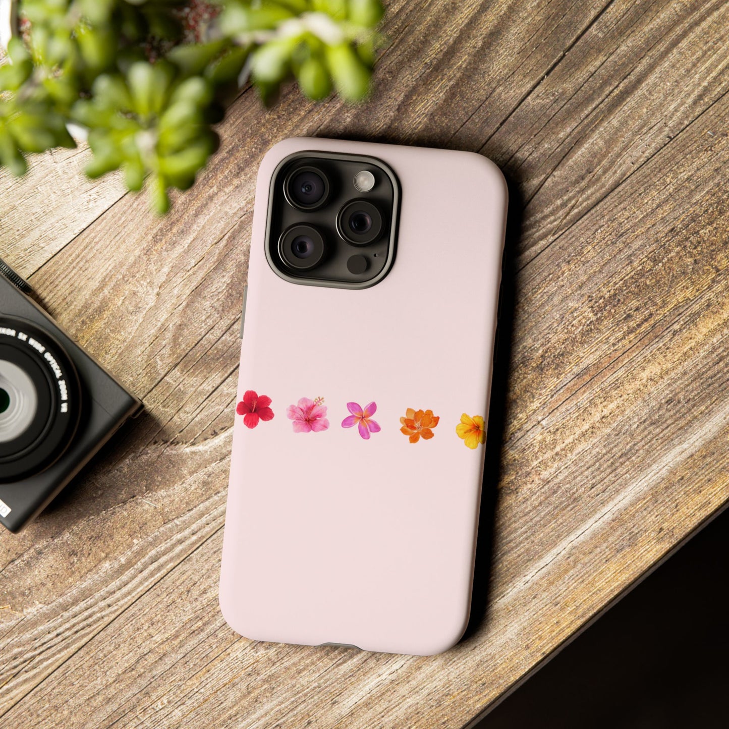 iPHONE Flower-Patterned Phone Case l Tough Cases for Women