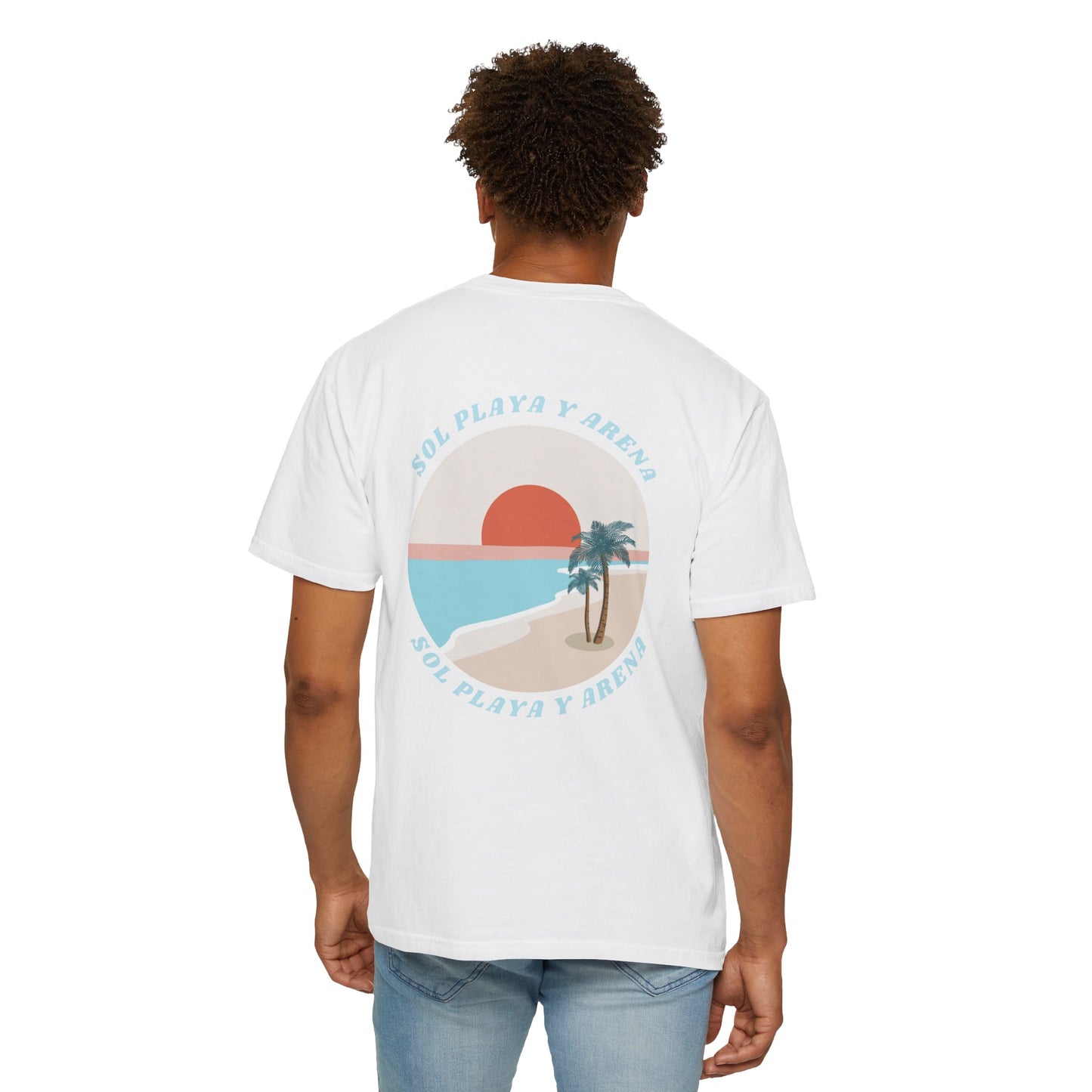 "Sol, Playa, y Arena" Beach Vibe T-Shirt Summer Apparel l Unisex Casual Wear