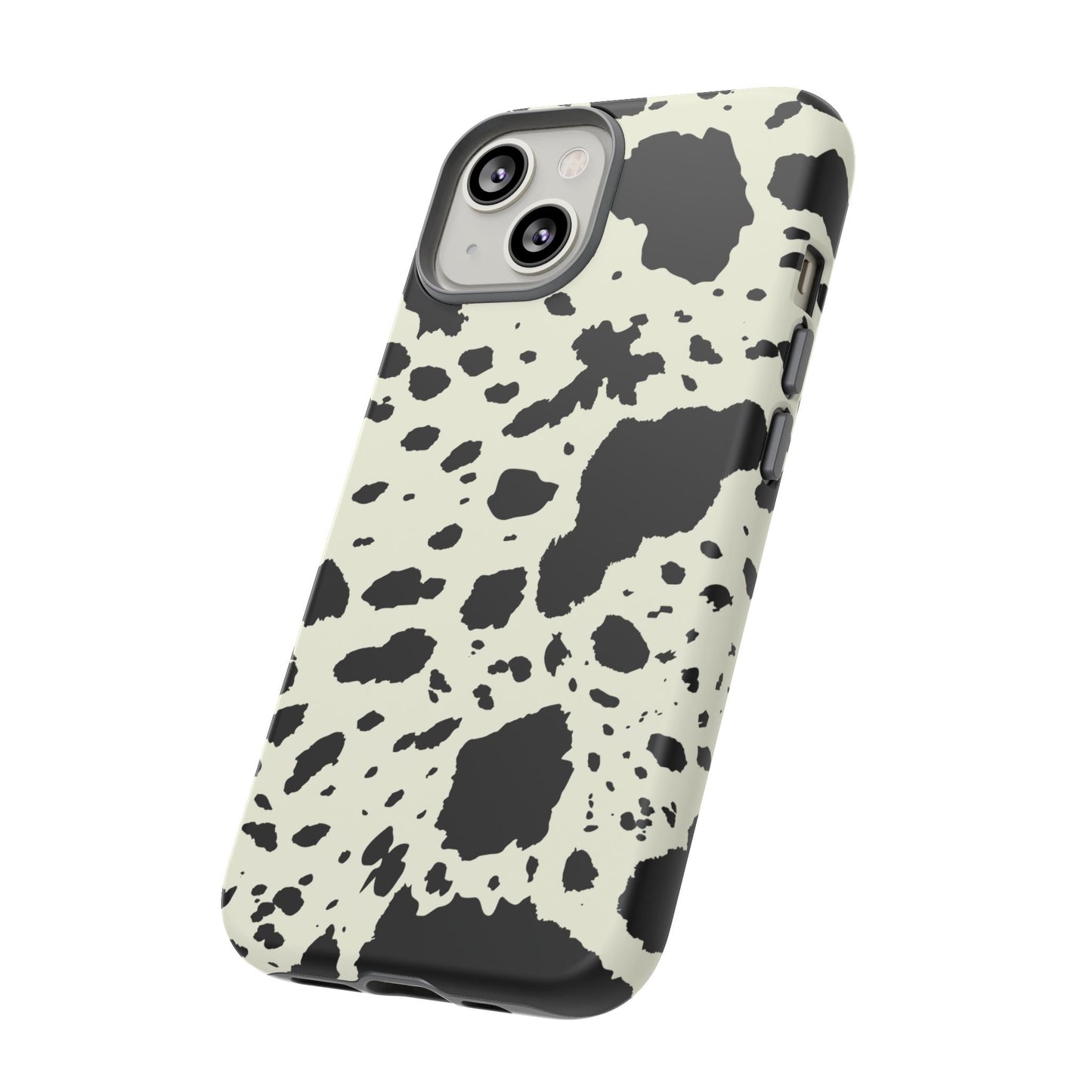 iPHONE Cow Print Tough Phone Cases l Durable Protection
