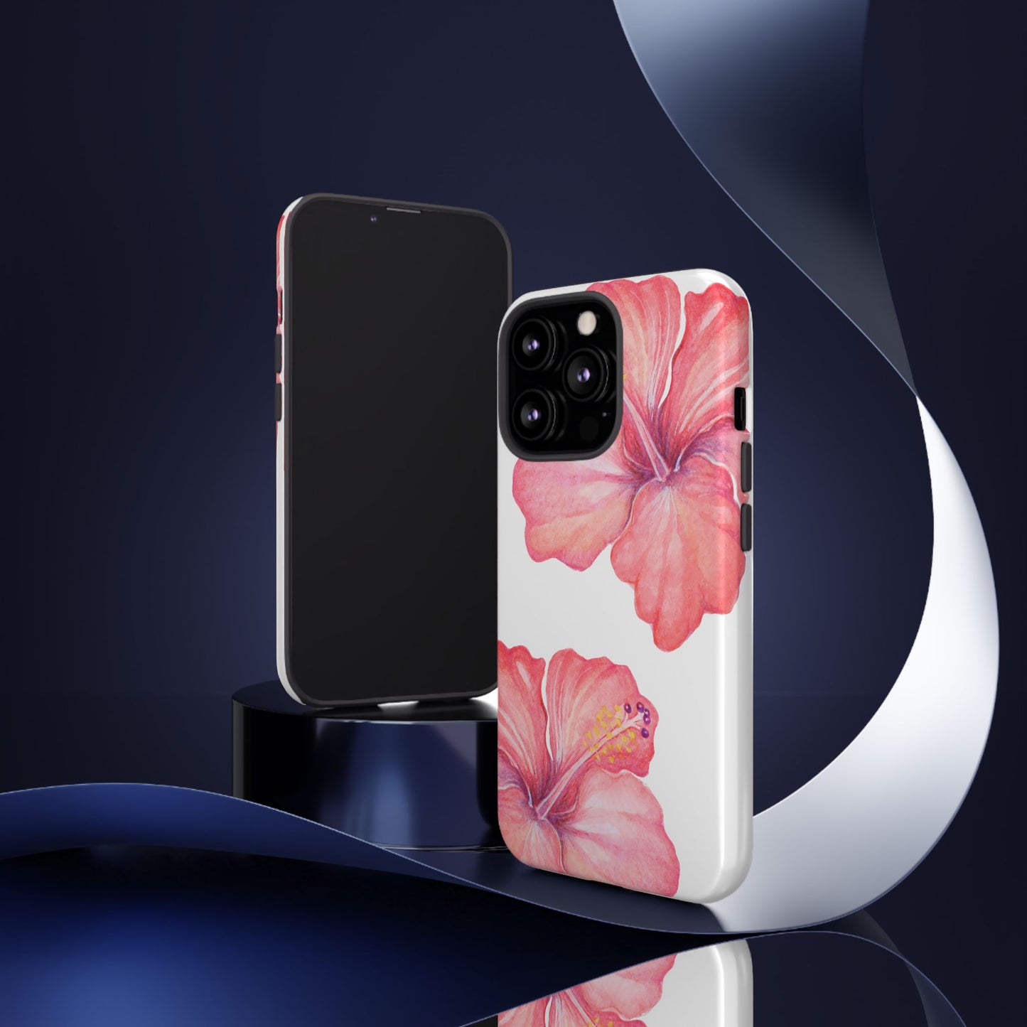 iPHONE Hibiscus Tough Case l Summer Vibe Mobile Case