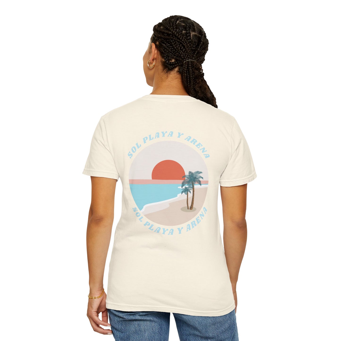 "Sol, Playa, y Arena" Beach Vibe T-Shirt Summer Apparel l Unisex Casual Wear