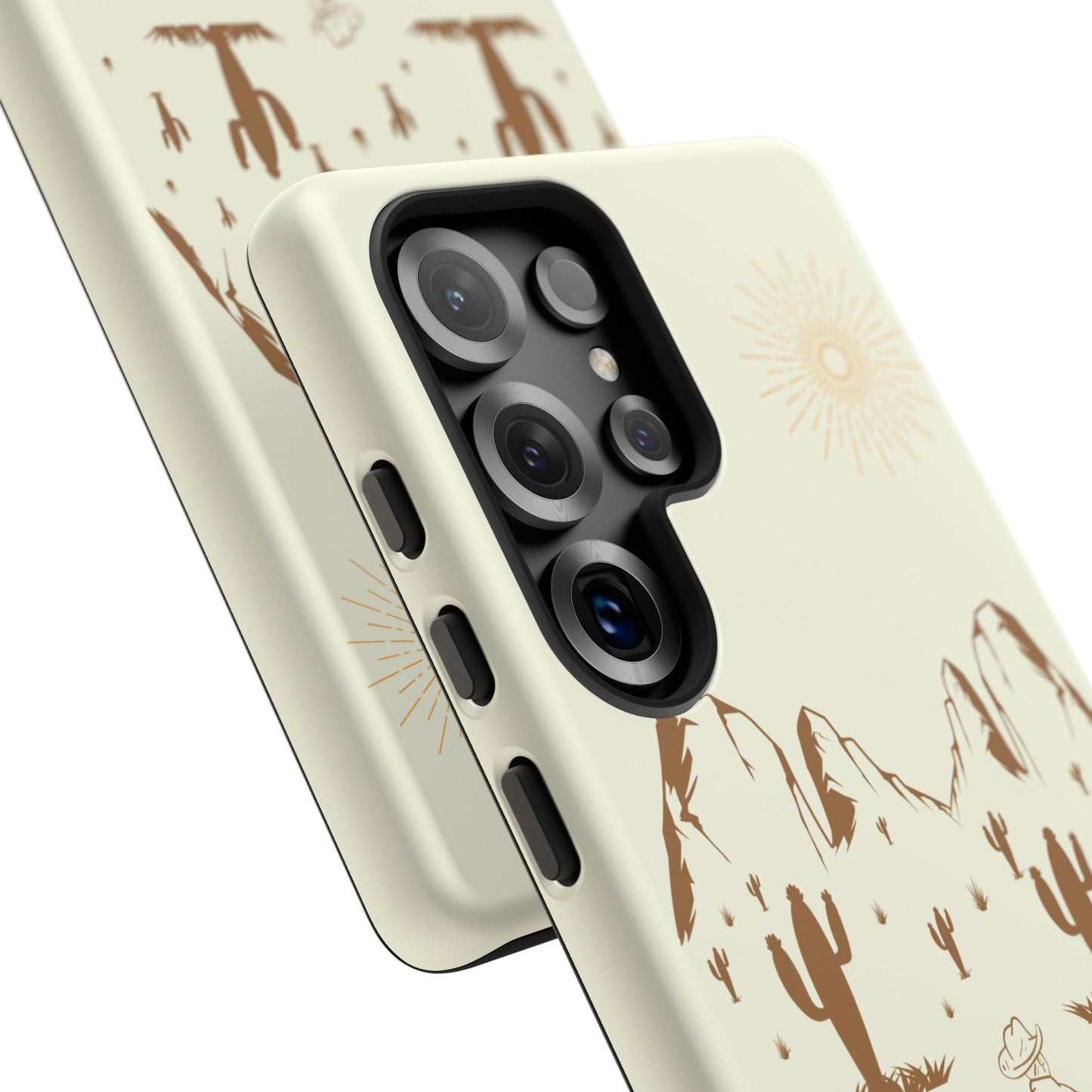 SAMSUNG Cowboy Riding into the Sunset Tough Phone Case