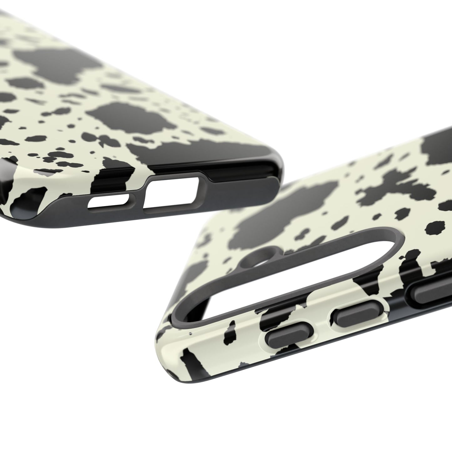 SAMSUNG Cow Print Tough Phone Cases l Durable Protection