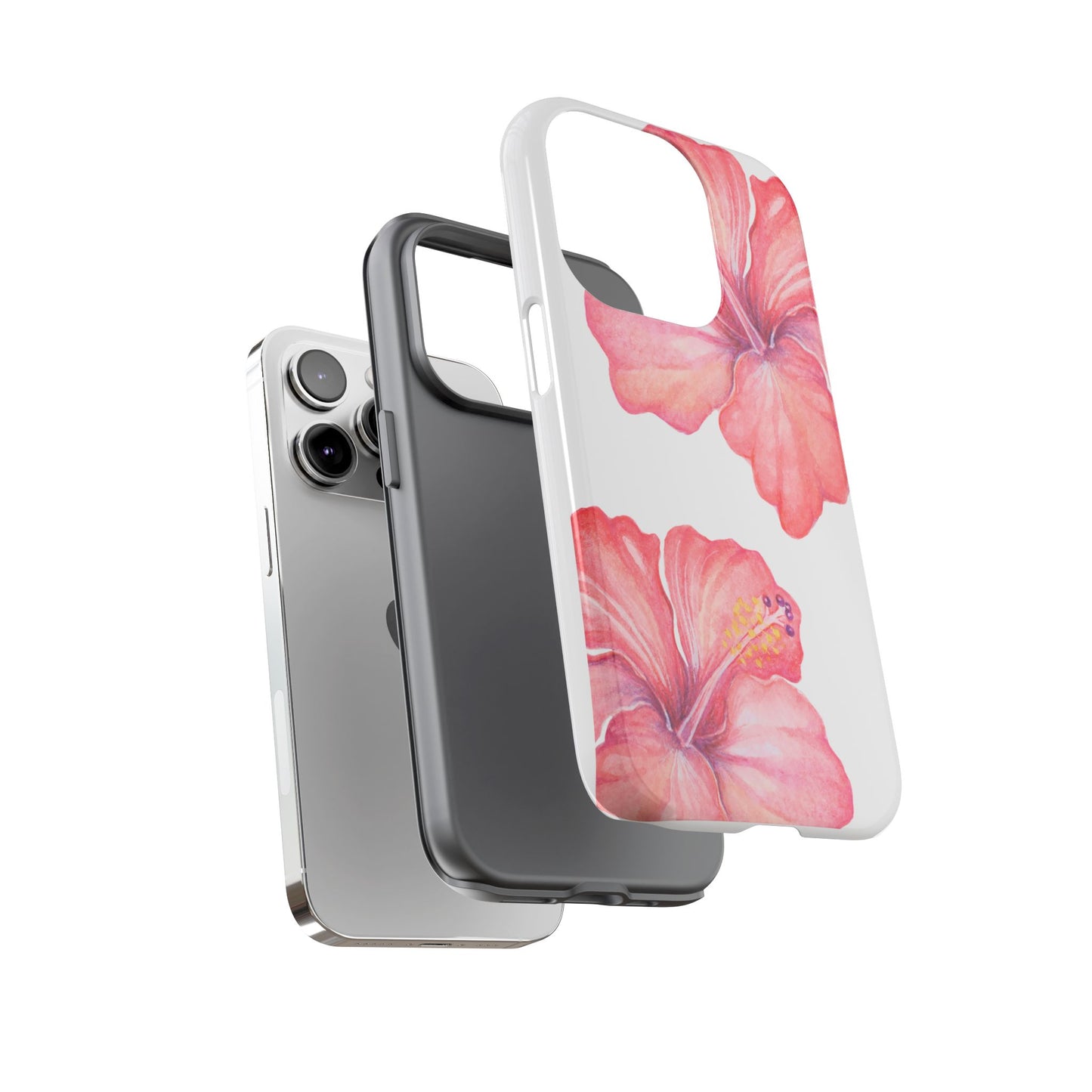 iPHONE Hibiscus Tough Case l Summer Vibe Mobile Case