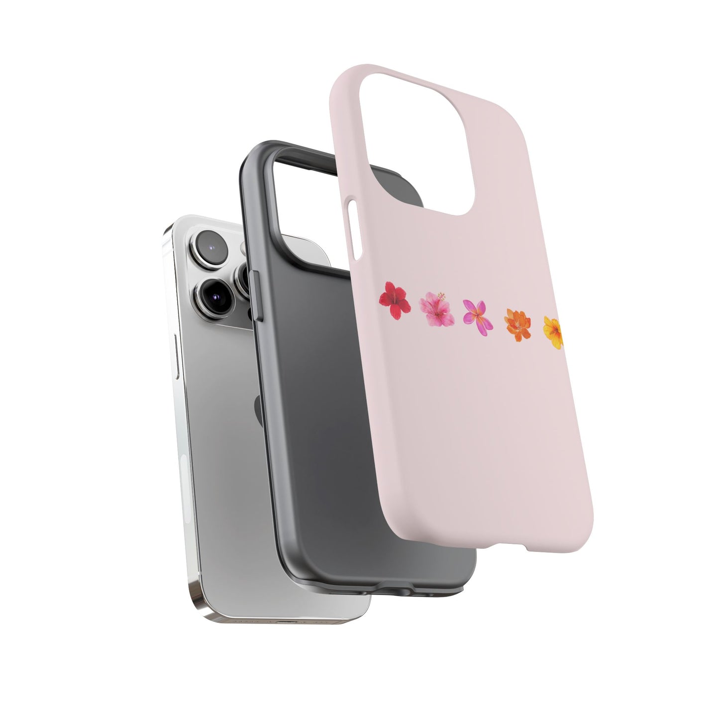iPHONE Flower-Patterned Phone Case l Tough Cases for Women