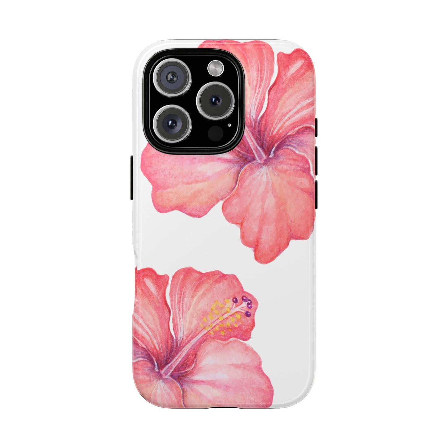 iPHONE Hibiscus Tough Case l Summer Vibe Mobile Case
