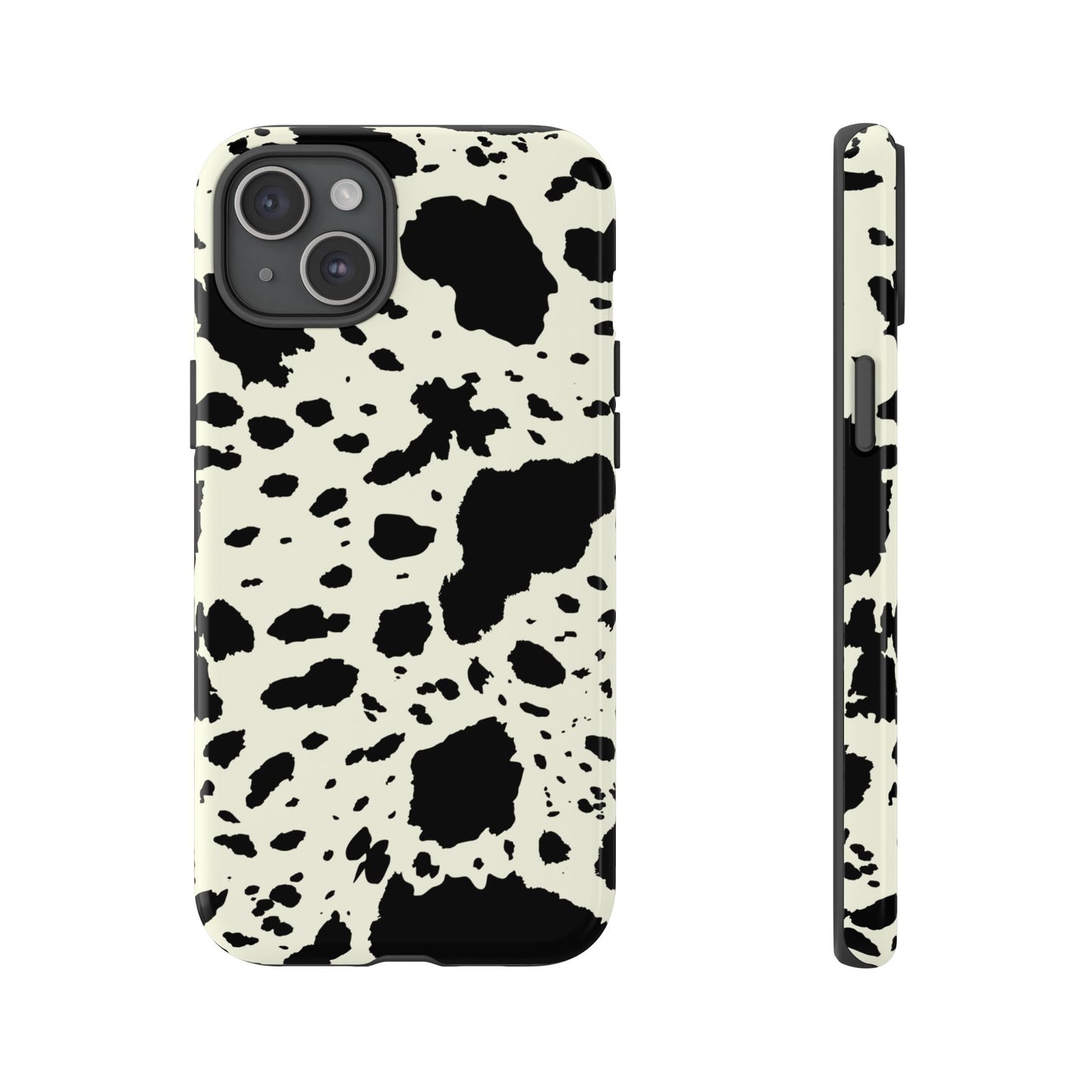iPHONE Cow Print Tough Phone Cases l Durable Protection