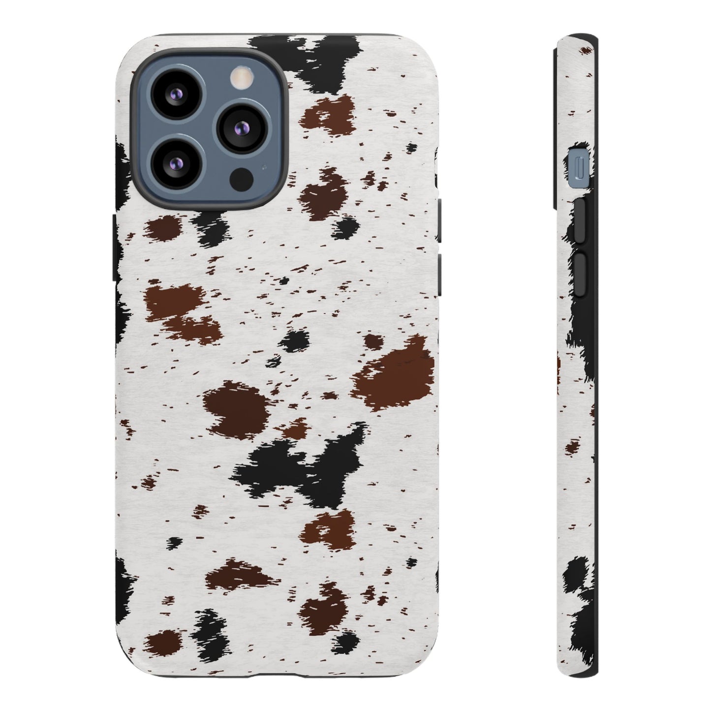 iPHONE Cow Print Tough Phone Case l GIFT FOR HIM AND HER