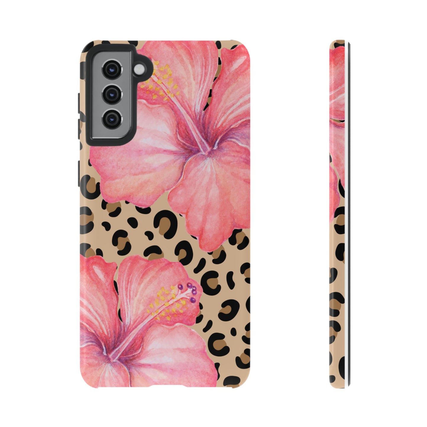 Leopard and Hibiscus SAMSUNG Tough Cases l Perfect for the Summer