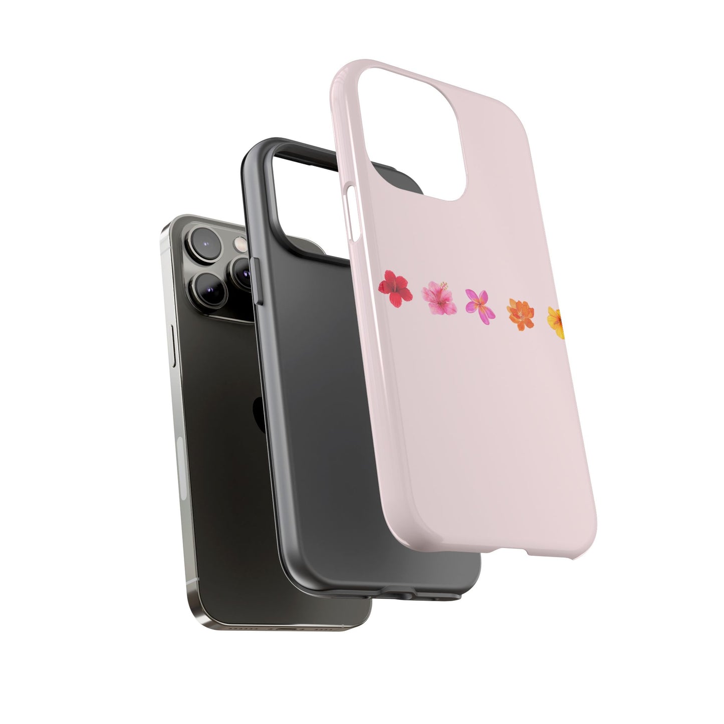 iPHONE Flower-Patterned Phone Case l Tough Cases for Women