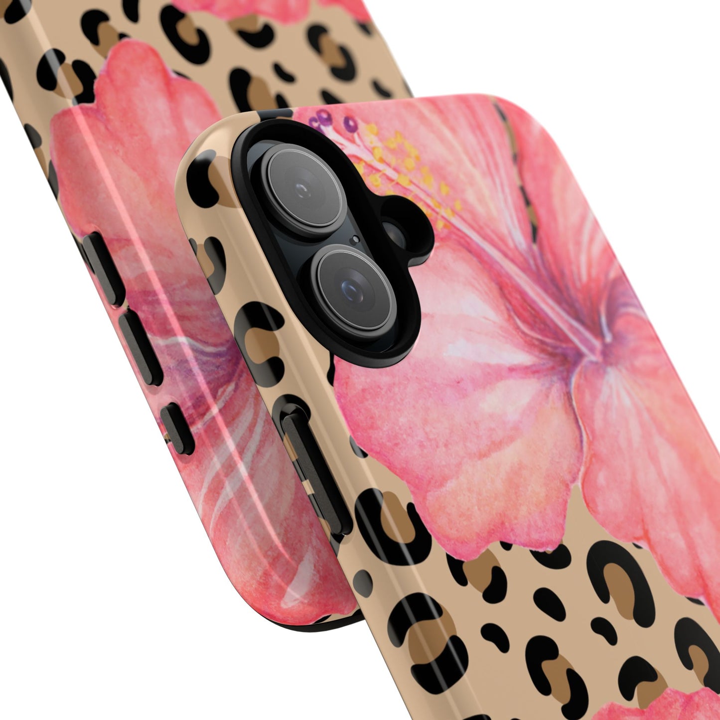 Leopard and Hibiscus iPHONE Tough Cases l Perfect for the Summer