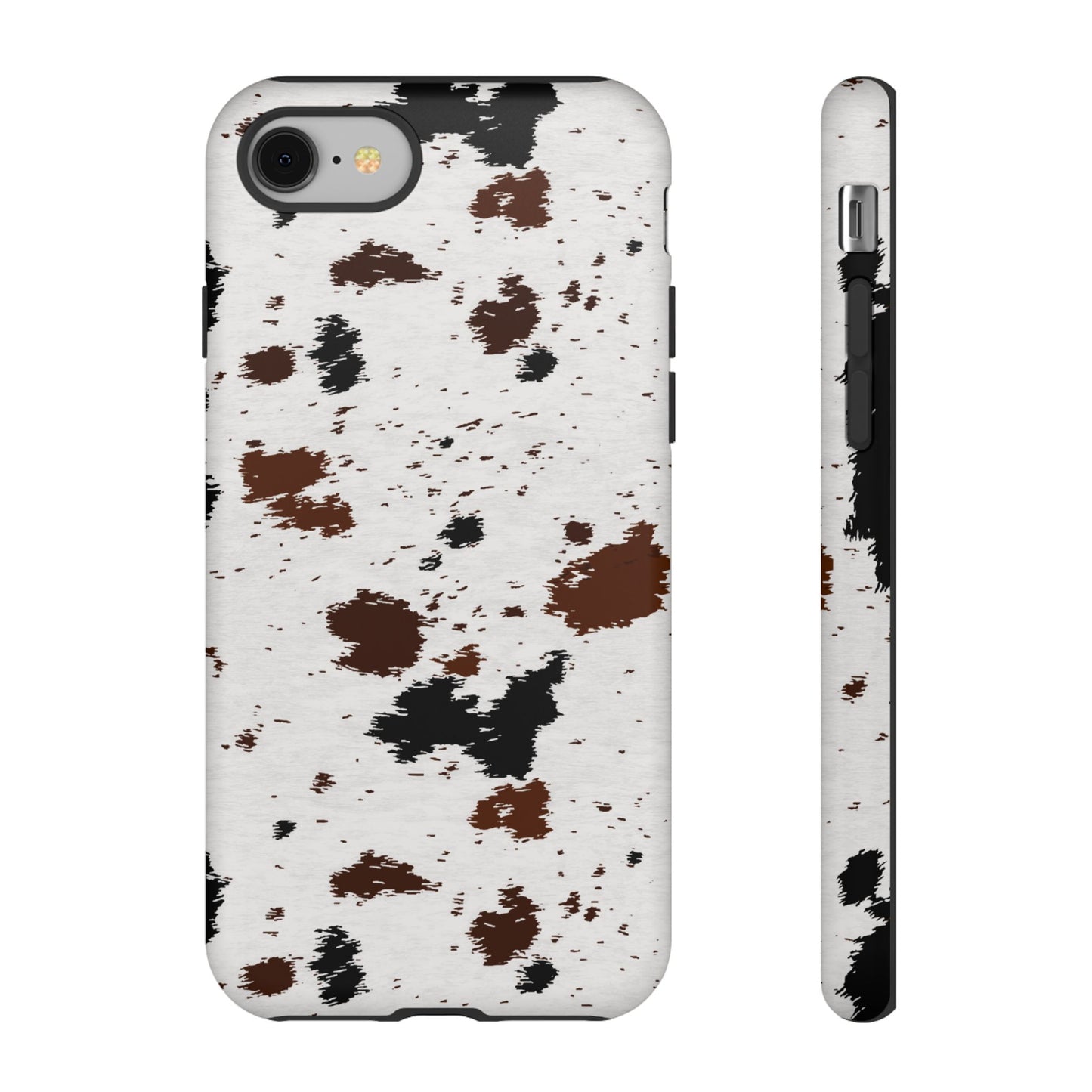 iPHONE Cow Print Tough Phone Case l GIFT FOR HIM AND HER