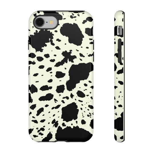 iPHONE Cow Print Tough Phone Cases l Durable Protection