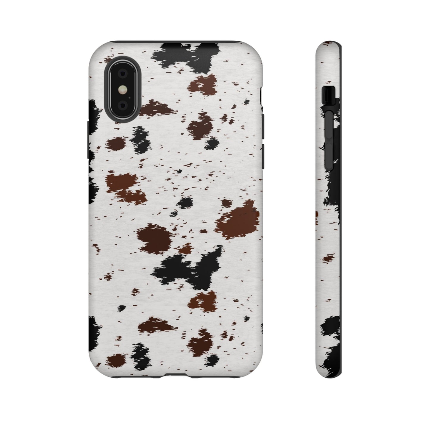 iPHONE Cow Print Tough Phone Case l GIFT FOR HIM AND HER