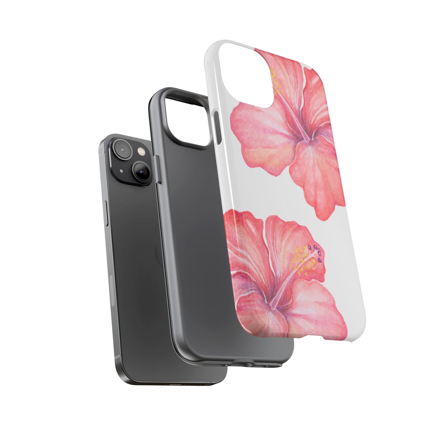 iPHONE Hibiscus Tough Case l Summer Vibe Mobile Case