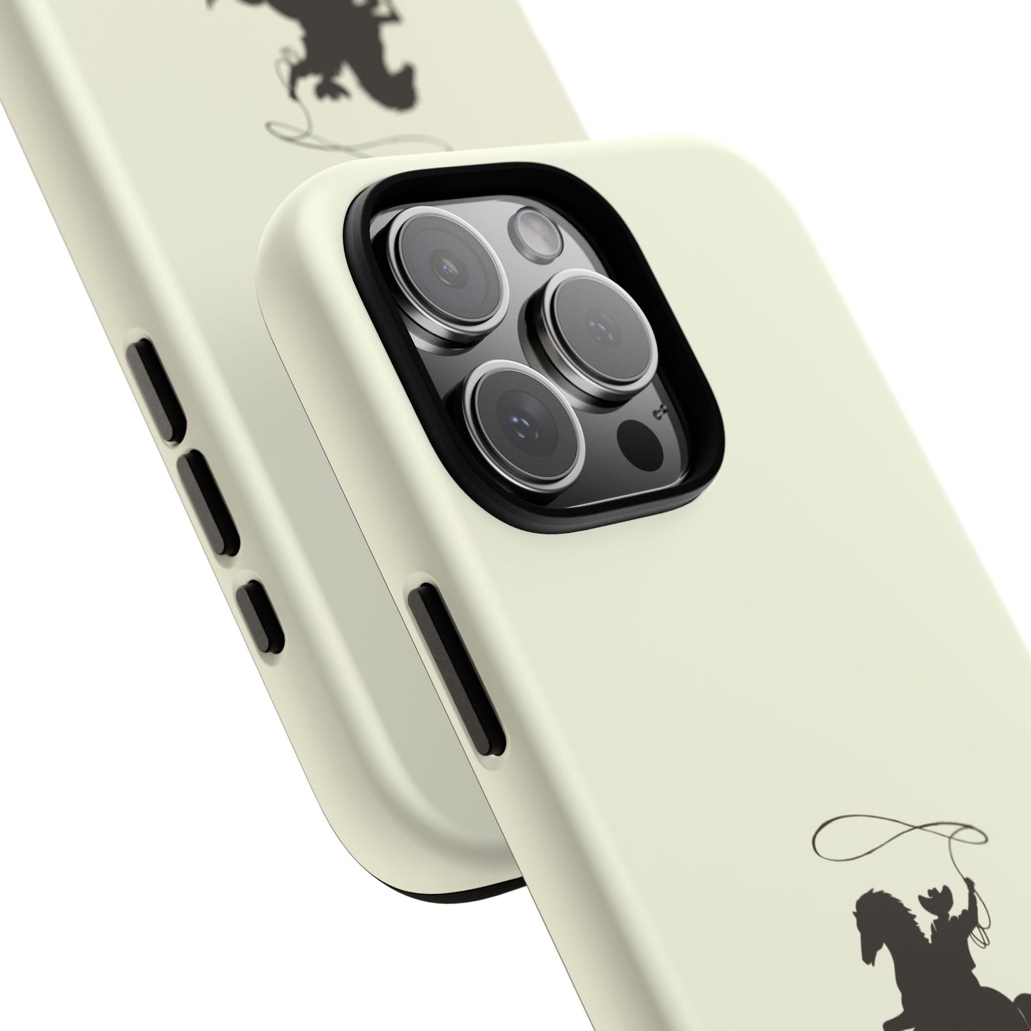 iPHONE Western Horse Rider Phone Case l Durable Phone Cover, Cowboy Style, Tough Case