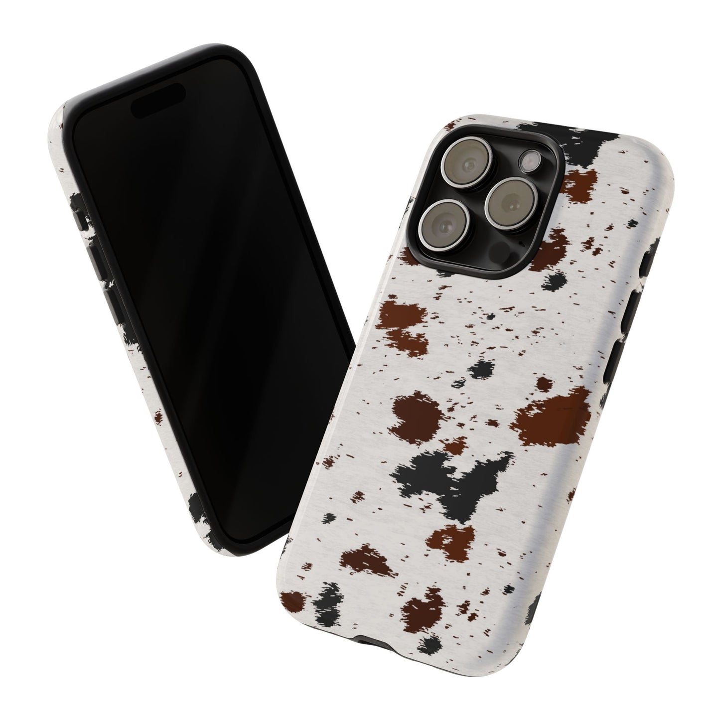 iPHONE Cow Print Tough Phone Case l GIFT FOR HIM AND HER