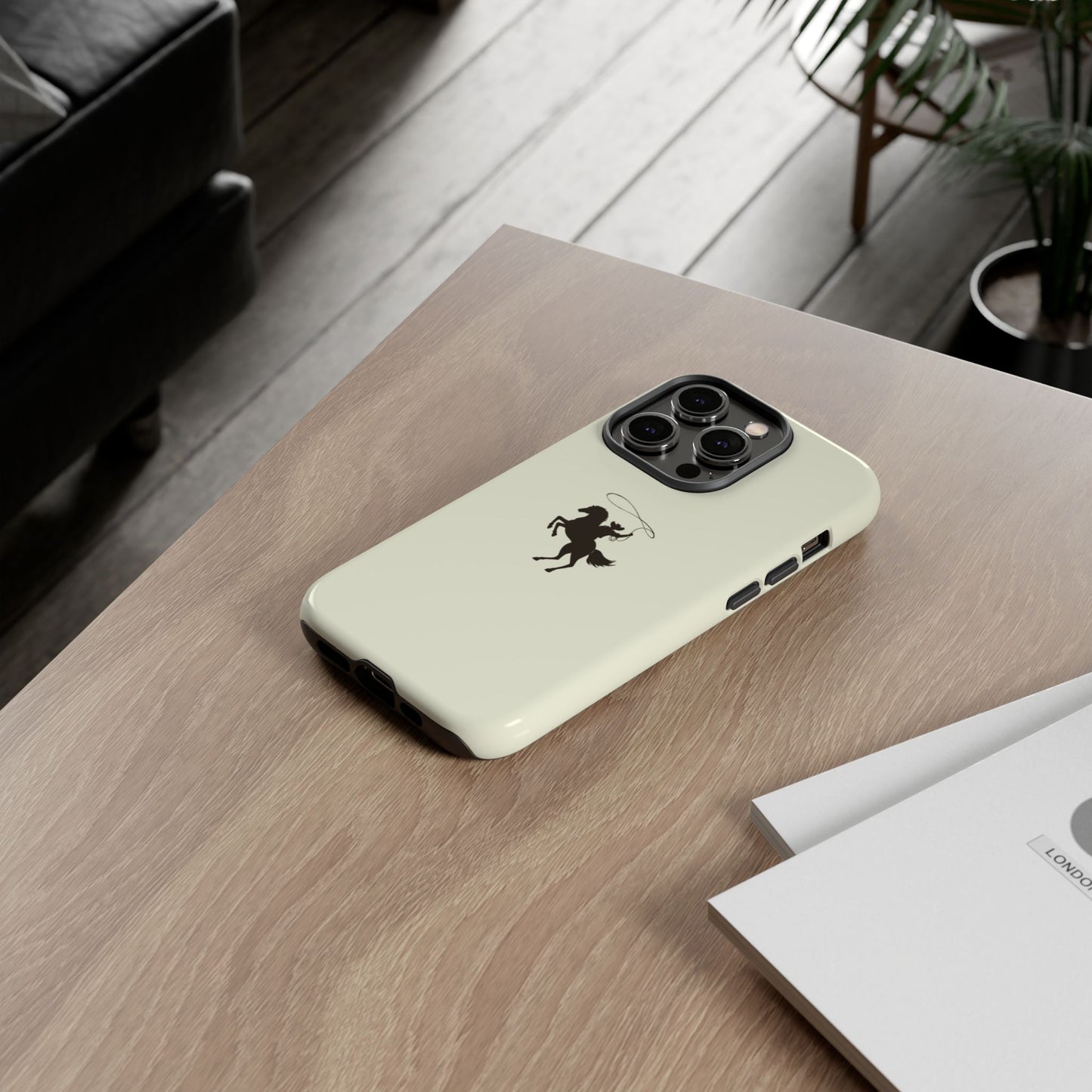 iPHONE Western Horse Rider Phone Case l Durable Phone Cover, Cowboy Style, Tough Case