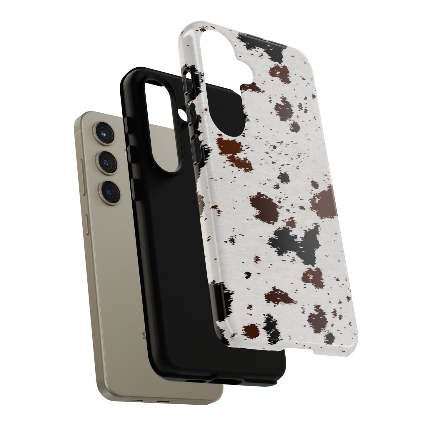 SAMSUNG Cow Print Tough Phone Case l GIFT FOR HIM AND HER