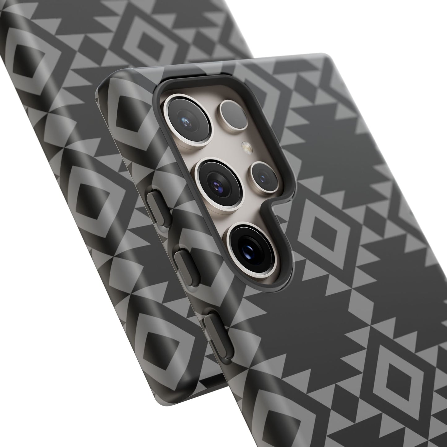 SAMSUNG Tribal Pattern Black and Grey Tough Phone Case | MADE FOR HIM AND HER