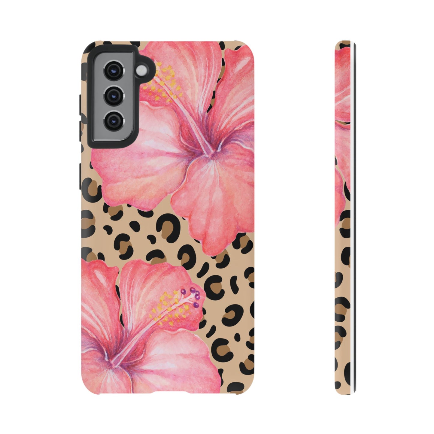 Leopard and Hibiscus SAMSUNG Tough Cases l Perfect for the Summer