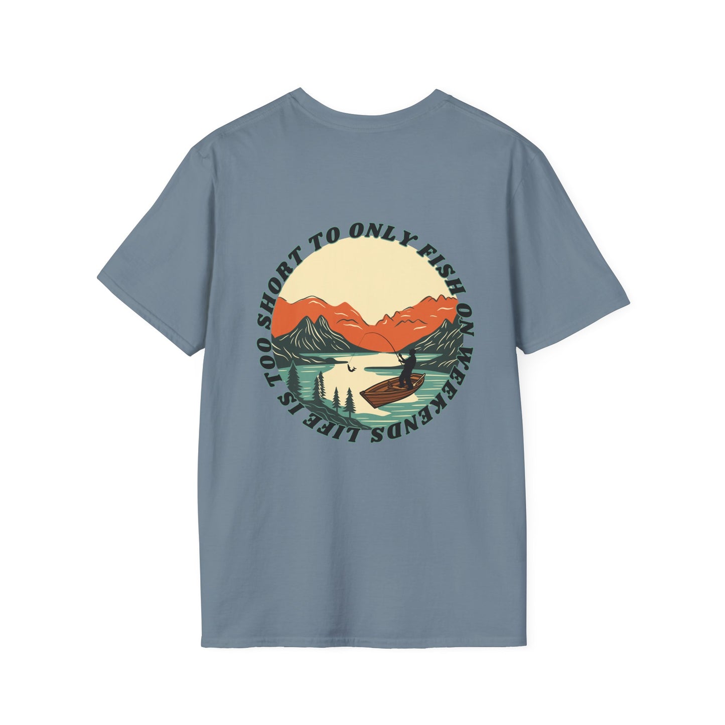 Nature Lover’s Fishing T-Shirt - Perfect for Outdoor Adventures, Gift for Fishermen, Eco-Friendly Tee, Camping Apparel, Great for Dad