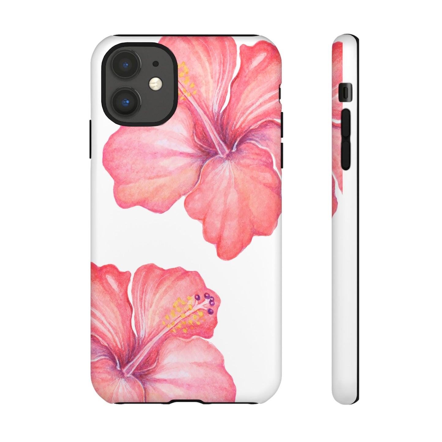 iPHONE Hibiscus Tough Case l Summer Vibe Mobile Case