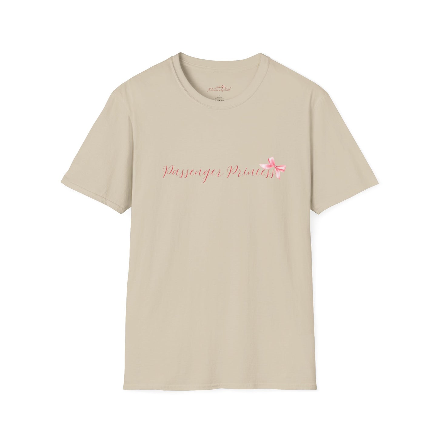 "Passenger Princess" Softstyle T-Shirt - Cute Graphic Tee for Casual Vibes