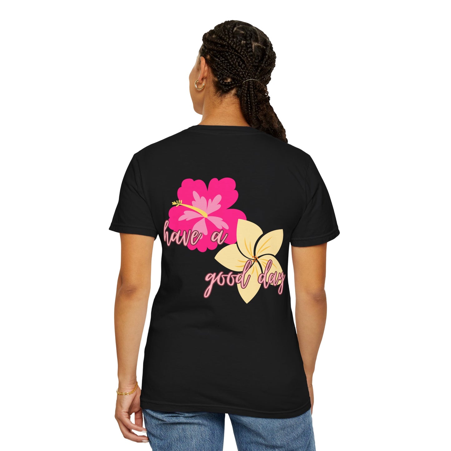T-Shirt with Floral Print l Cheery Apparel for Summer, Casual Style