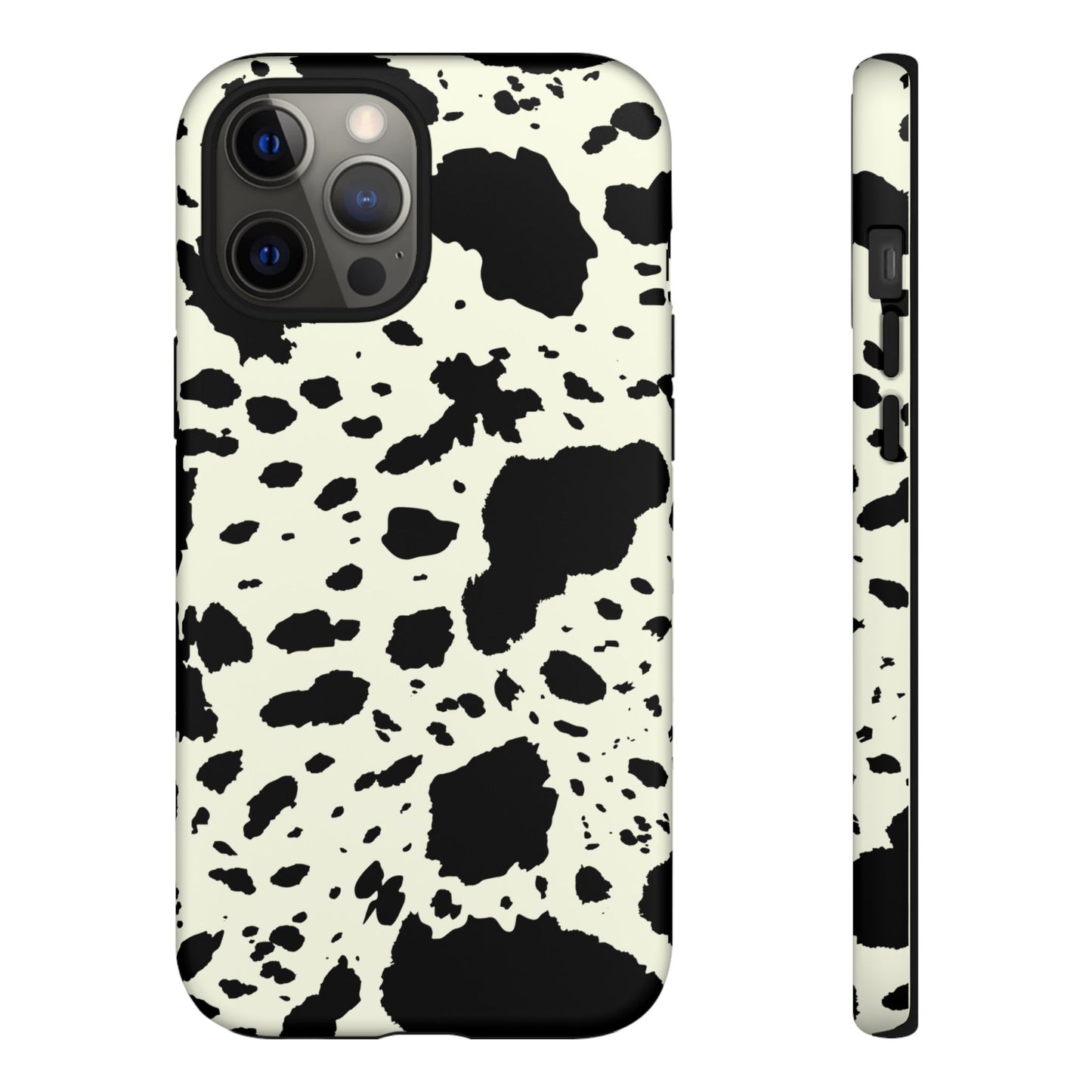 iPHONE Cow Print Tough Phone Cases l Durable Protection