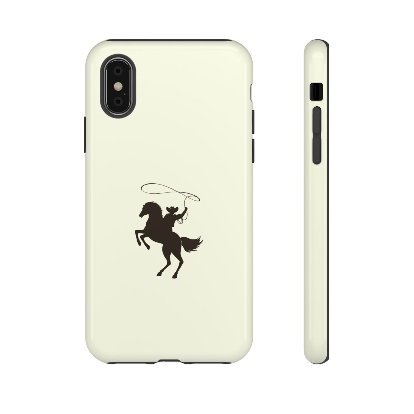 iPHONE Western Horse Rider Phone Case l Durable Phone Cover, Cowboy Style, Tough Case
