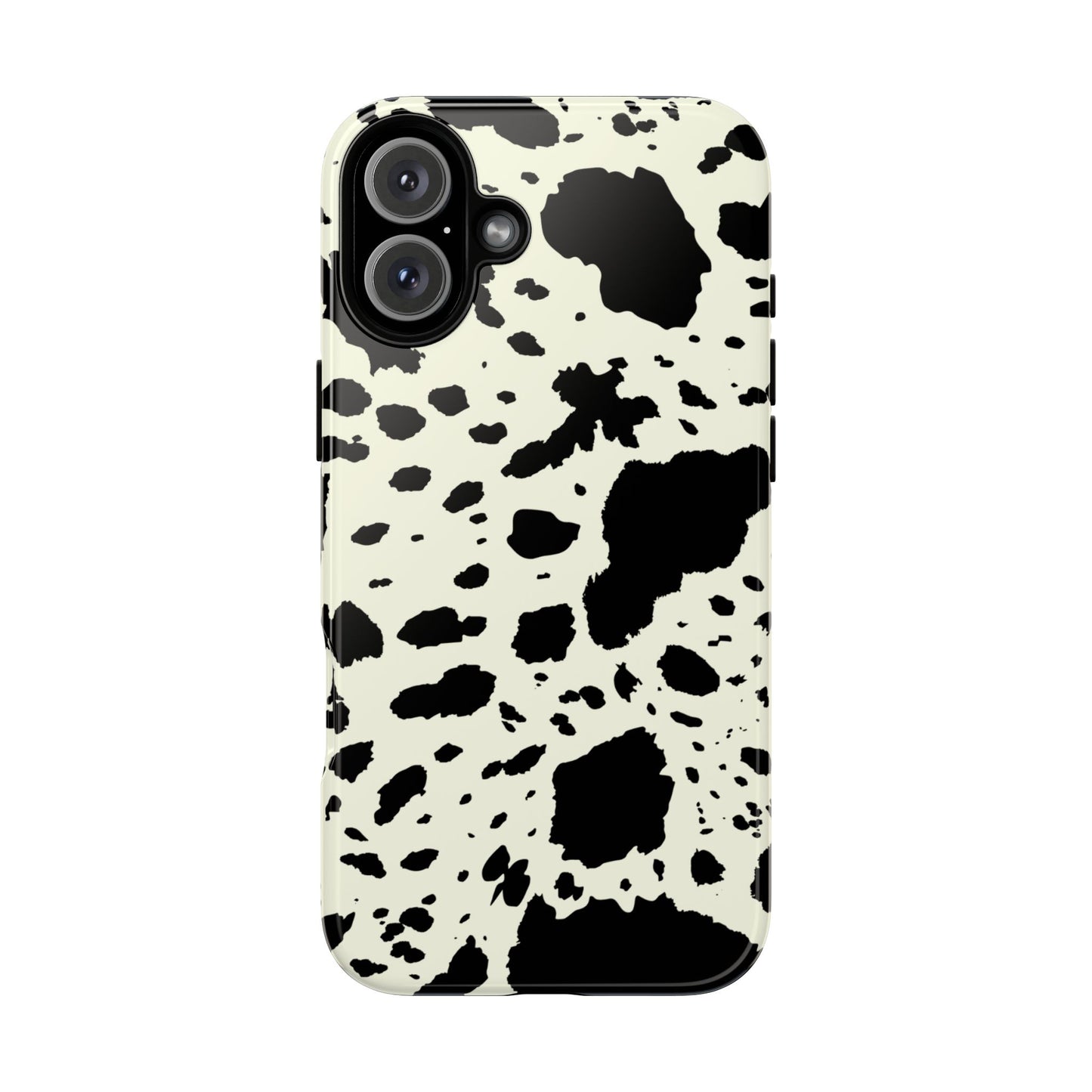 iPHONE Cow Print Tough Phone Cases l Durable Protection