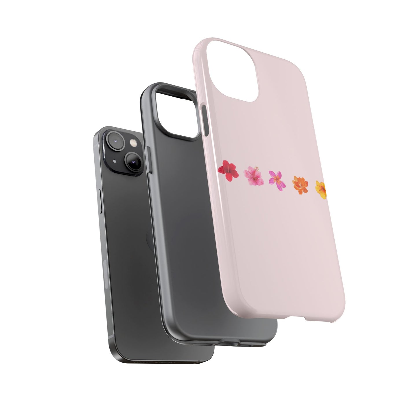 iPHONE Flower-Patterned Phone Case l Tough Cases for Women