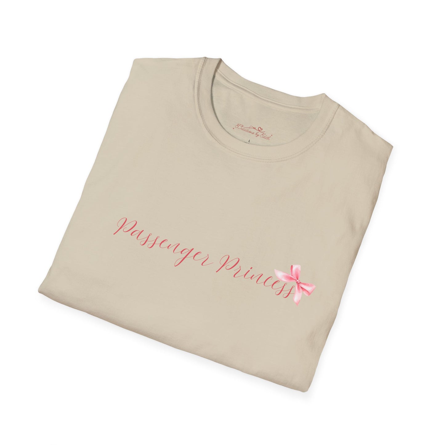 "Passenger Princess" Softstyle T-Shirt - Cute Graphic Tee for Casual Vibes