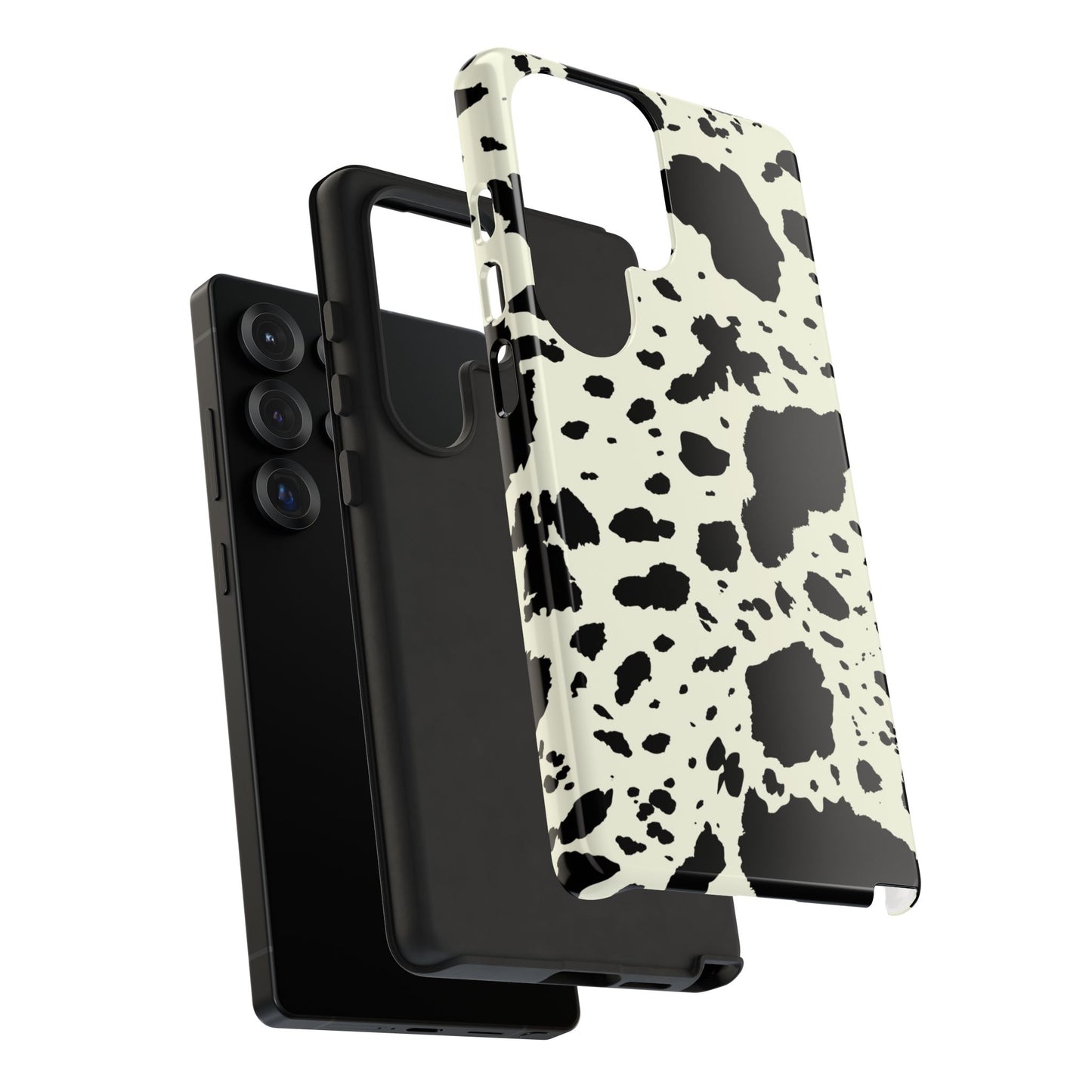 SAMSUNG Cow Print Tough Phone Cases l Durable Protection