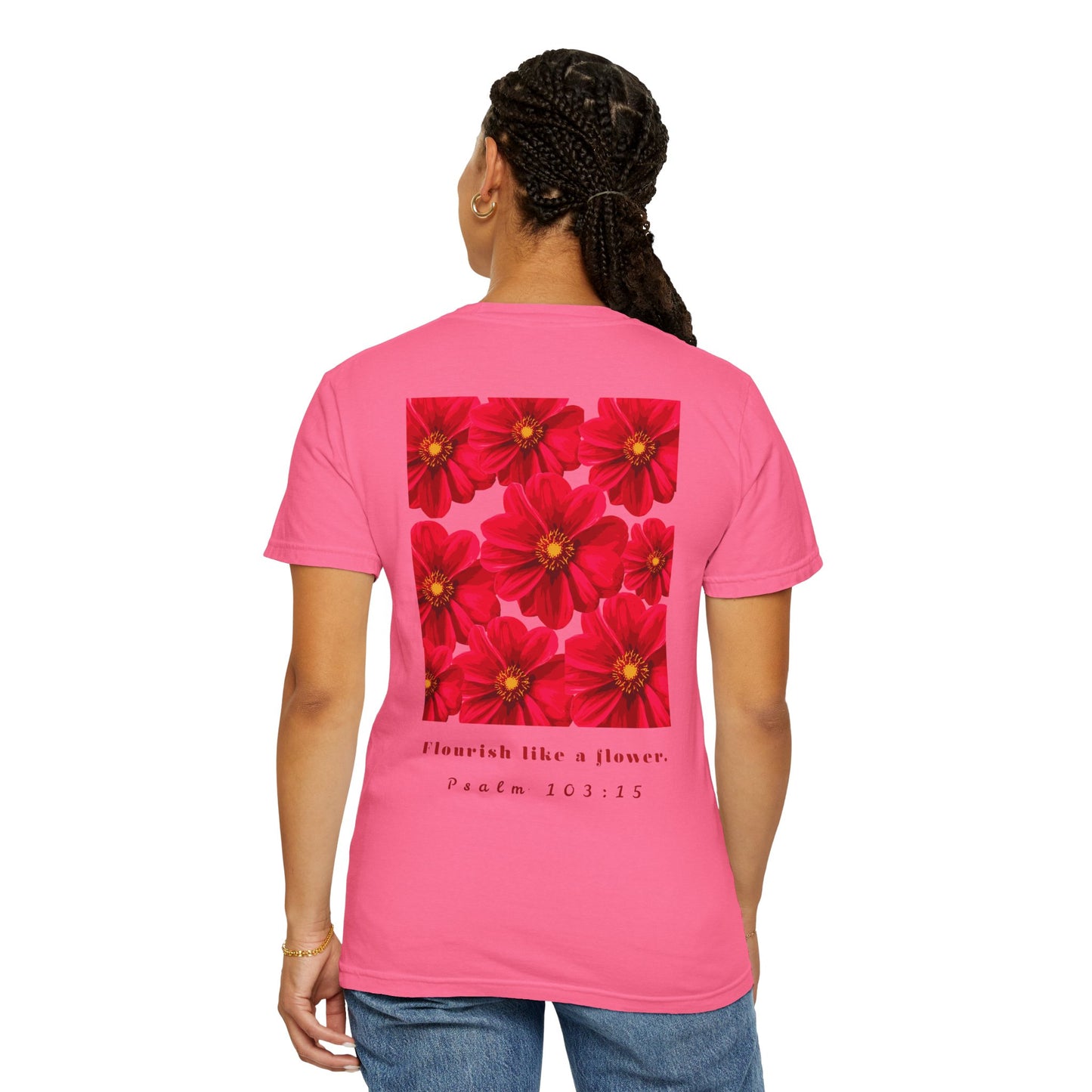 Floral Quote T-shirt l Gift for Her, Casual Wear, Daily Style