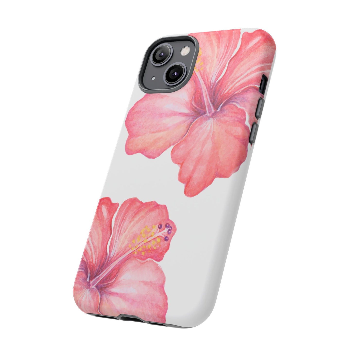 iPHONE Hibiscus Tough Case l Summer Vibe Mobile Case