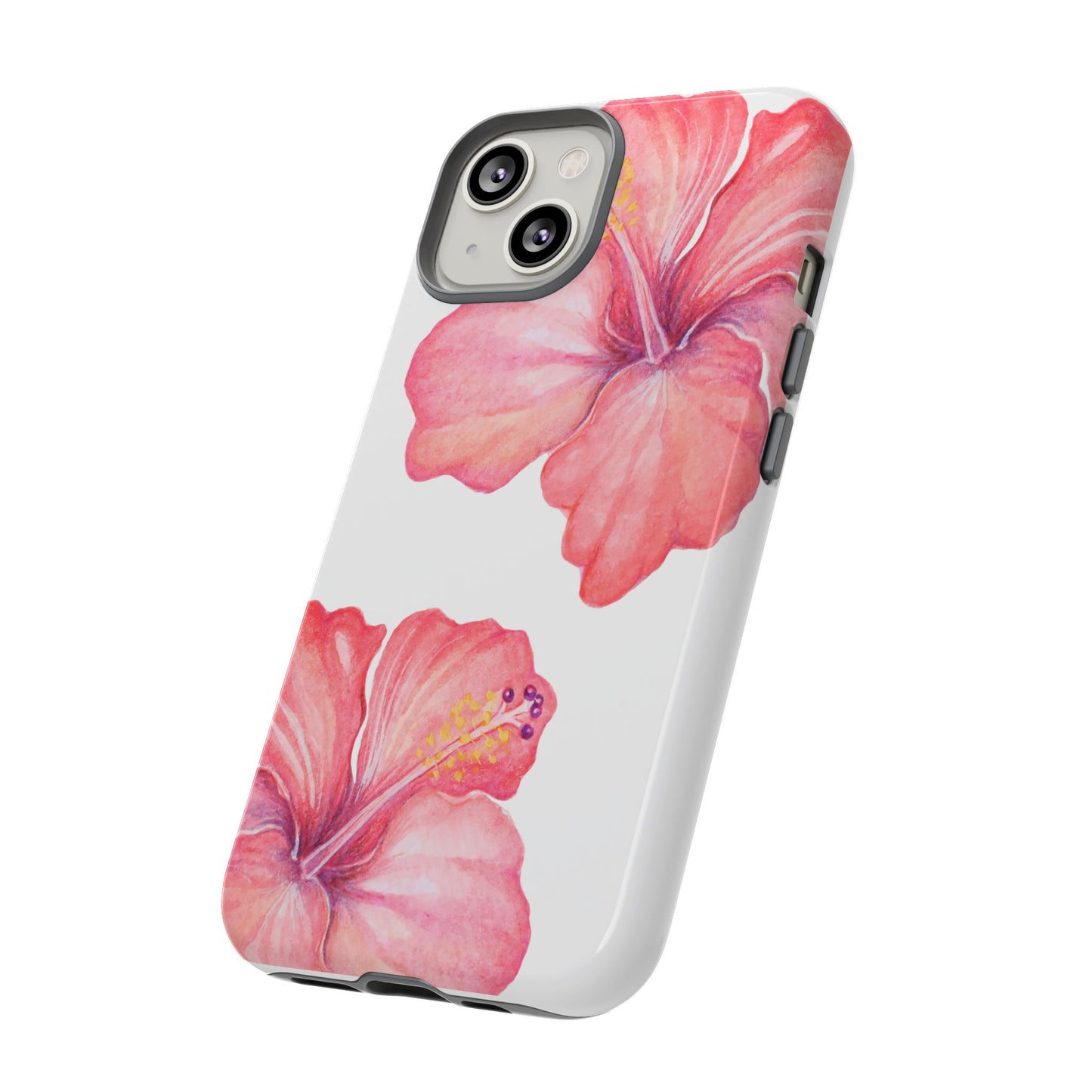iPHONE Hibiscus Tough Case l Summer Vibe Mobile Case