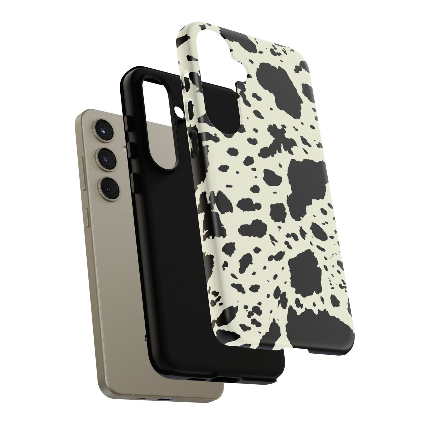 SAMSUNG Cow Print Tough Phone Cases l Durable Protection