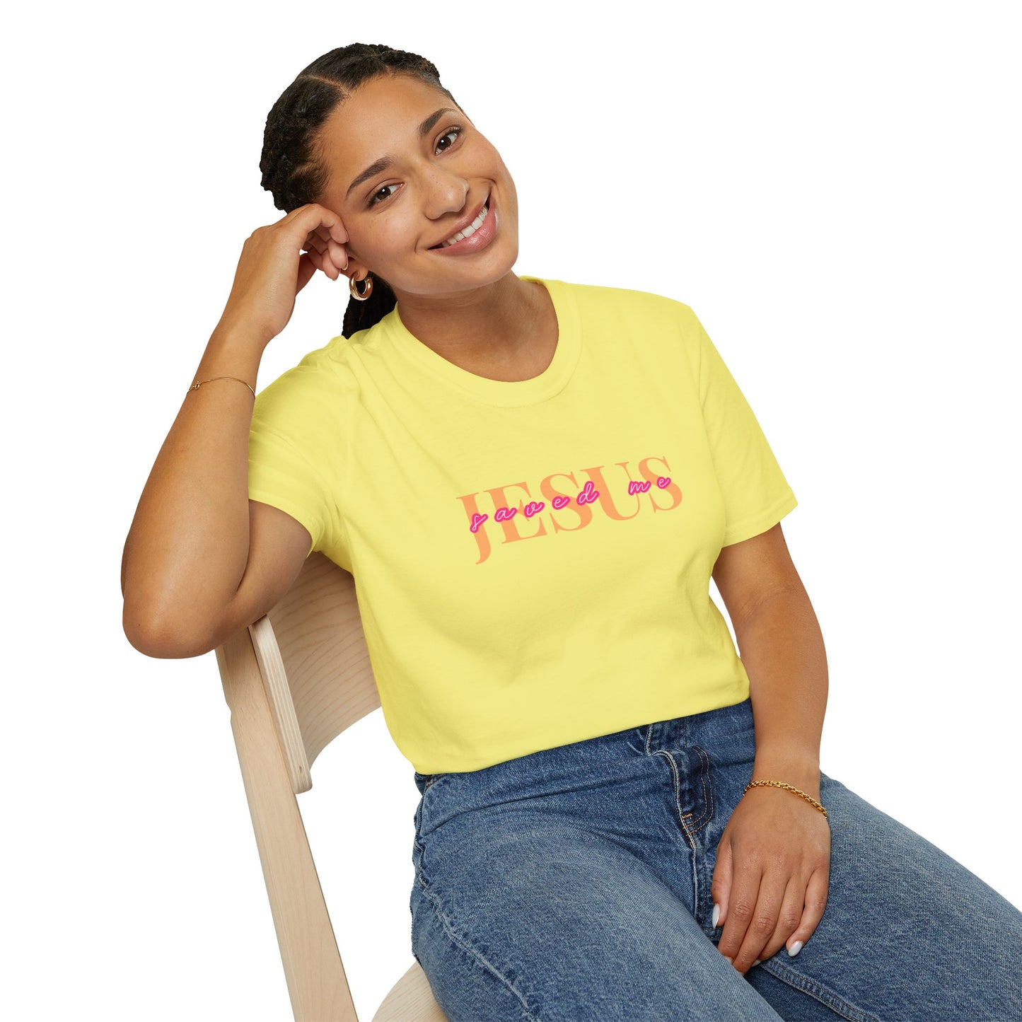 "Jesus Saved Me" - Soft Style T-Shirt l Perfect for Everyday Wear