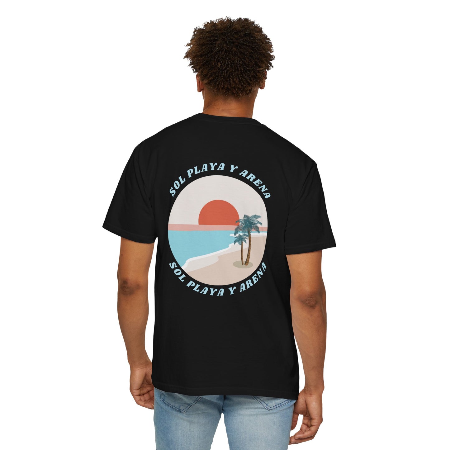 "Sol, Playa, y Arena" Beach Vibe T-Shirt Summer Apparel l Unisex Casual Wear