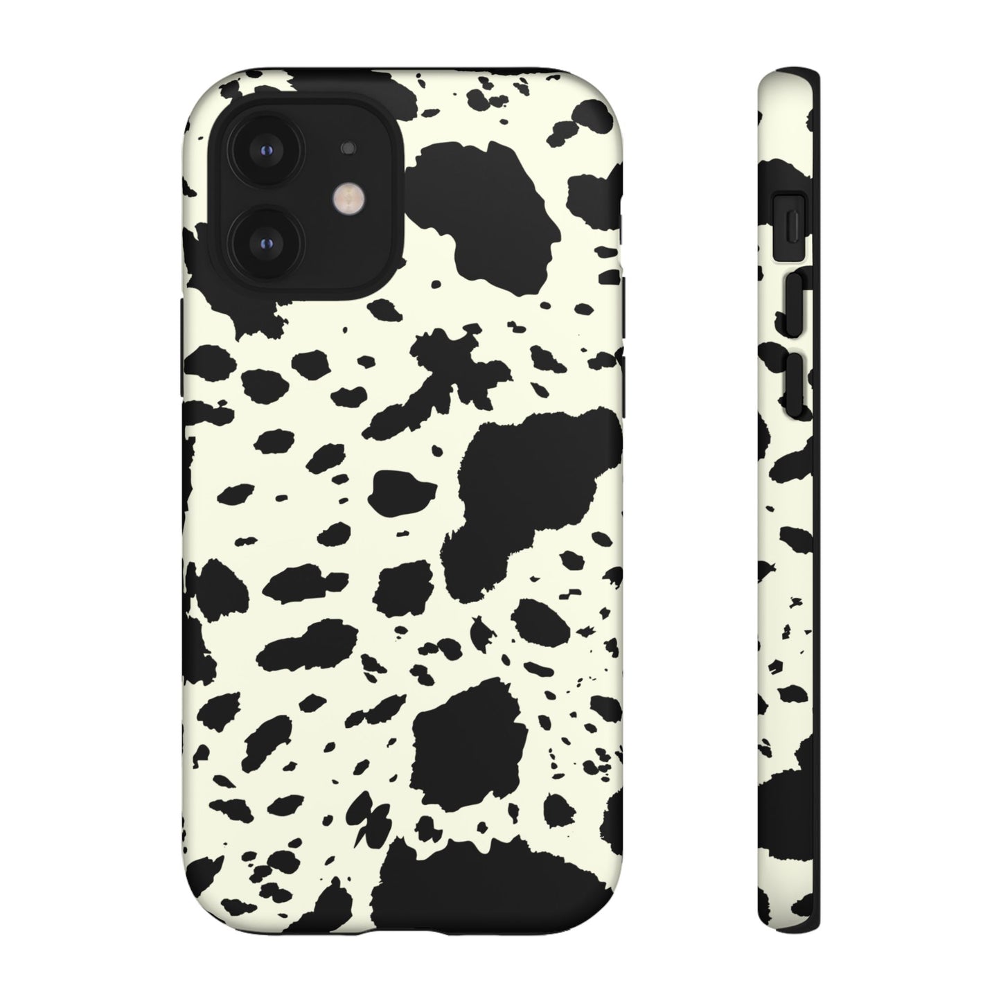 iPHONE Cow Print Tough Phone Cases l Durable Protection