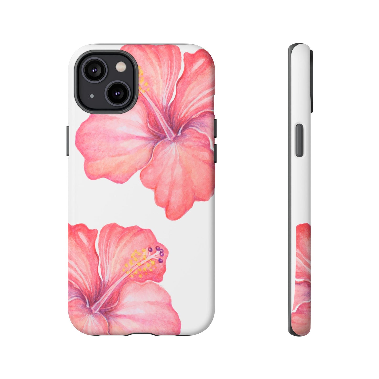 iPHONE Hibiscus Tough Case l Summer Vibe Mobile Case