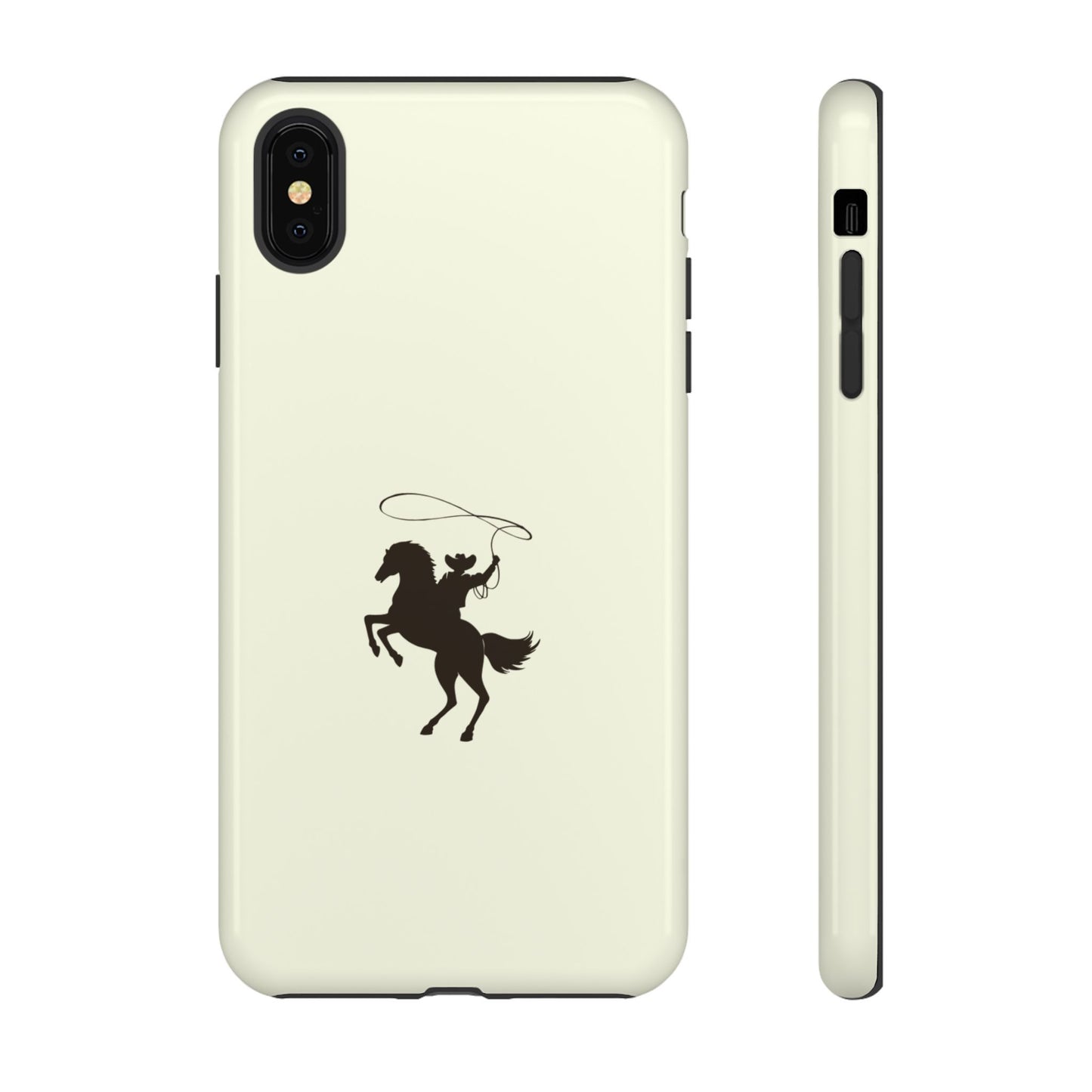 iPHONE Western Horse Rider Phone Case l Durable Phone Cover, Cowboy Style, Tough Case