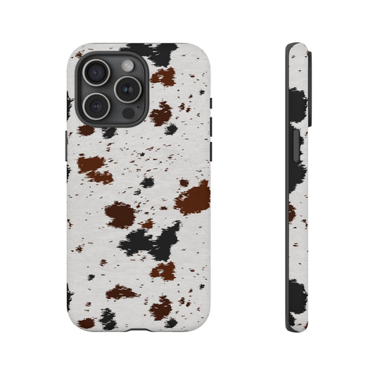 iPHONE Cow Print Tough Phone Case l GIFT FOR HIM AND HER