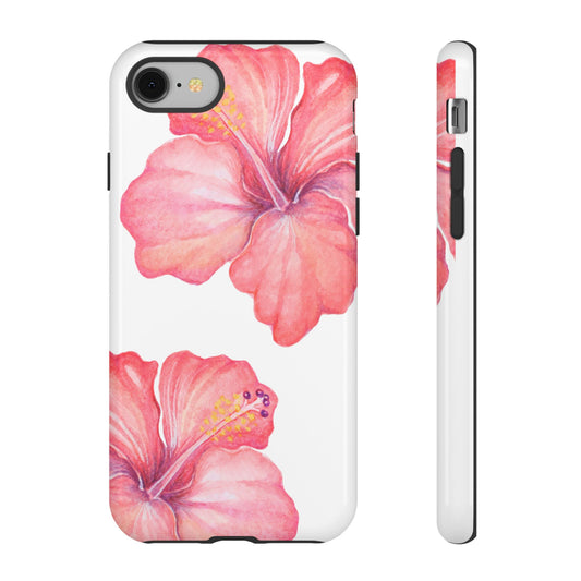 iPHONE Hibiscus Tough Case l Summer Vibe Mobile Case
