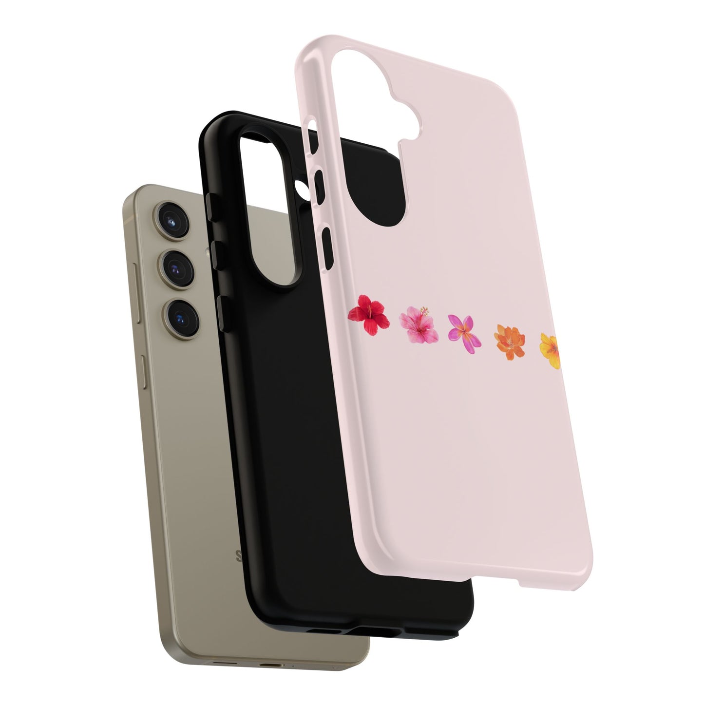 SAMSUNG Flower-Patterned Phone Case l Tough Cases for Women