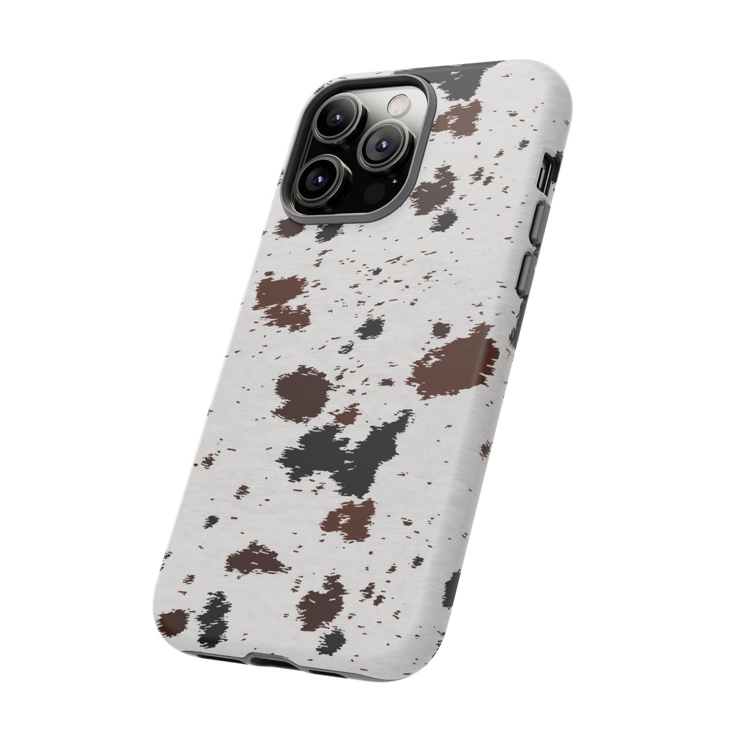 iPHONE Cow Print Tough Phone Case l GIFT FOR HIM AND HER